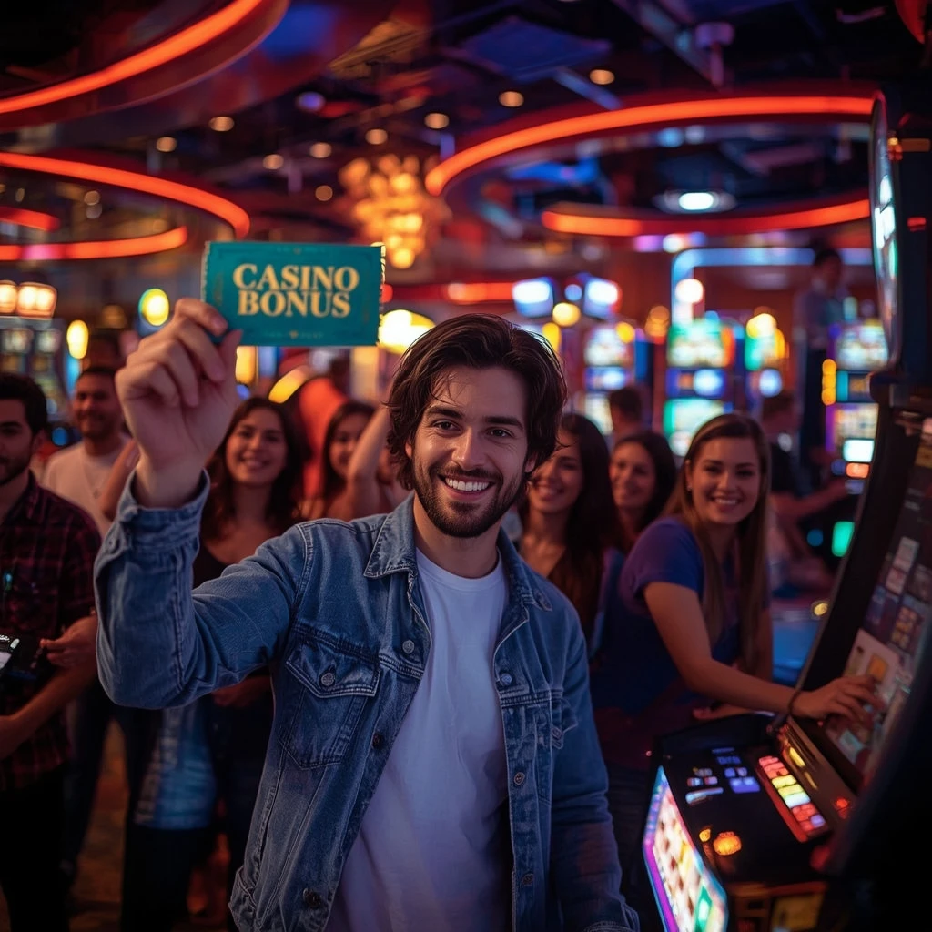 a person with a casino bonus BATERY CASINO