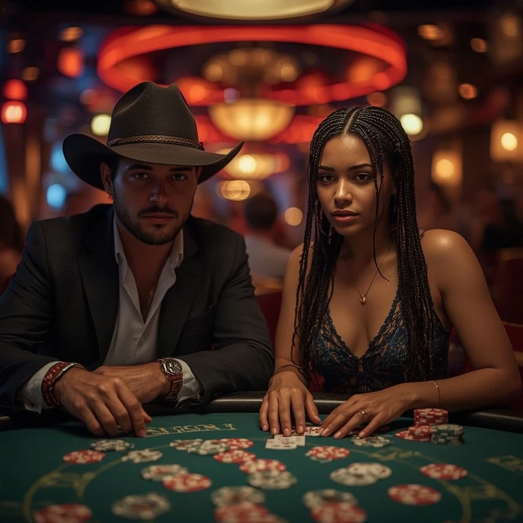 photo of two poker players at BATERY CASINO