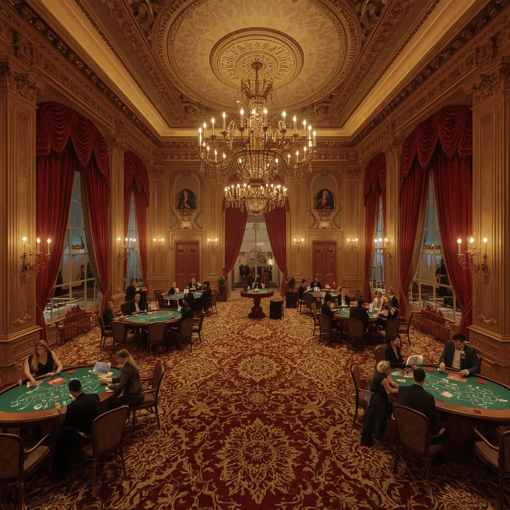 The casino and the Indian flag BATERY CASINO